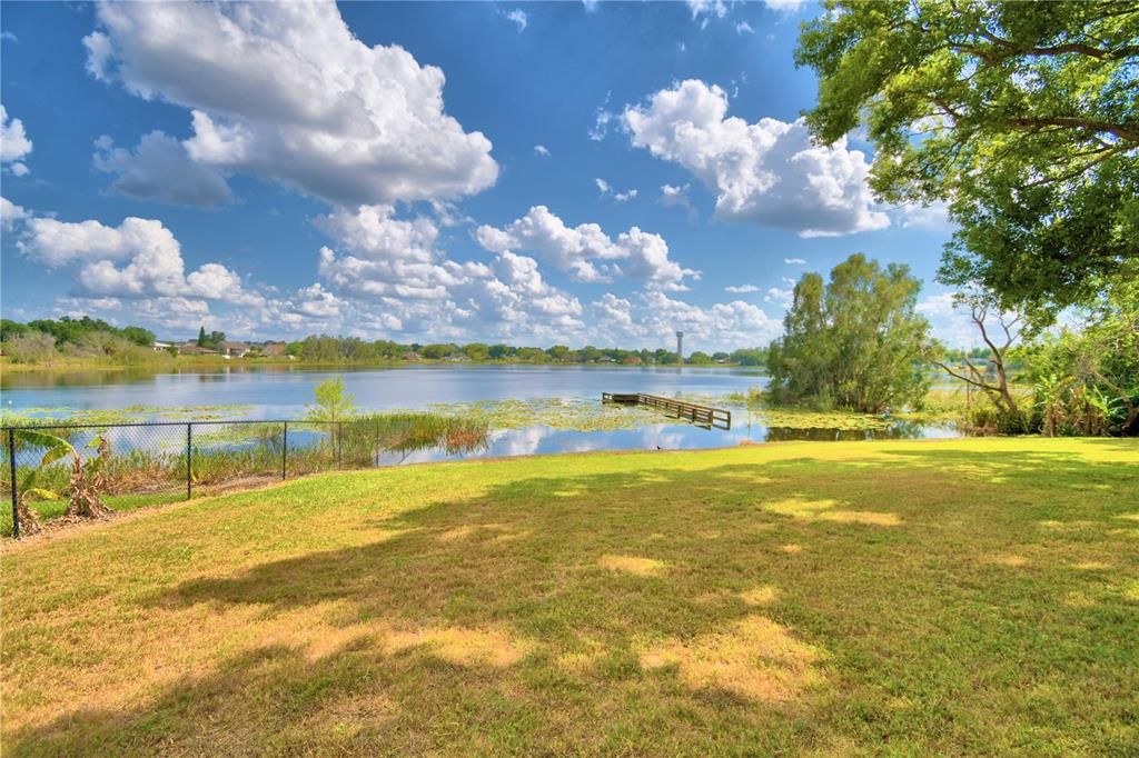 Lakefront view