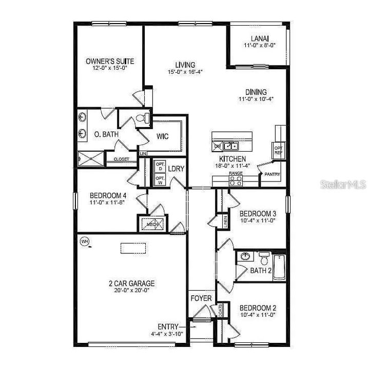 For Rent: $2,000 (4 beds, 2 baths, 1846 Square Feet)