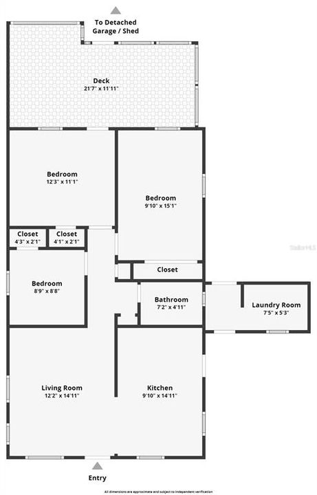 For Sale: $360,000 (3 beds, 1 baths, 984 Square Feet)