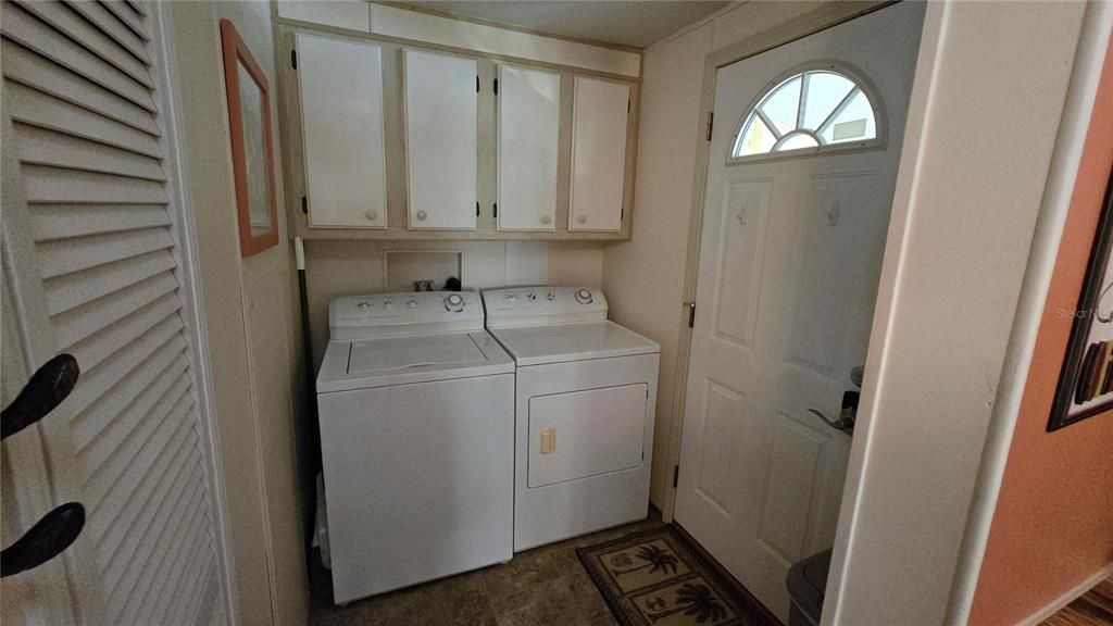 Laundry Room off of the Kitchen