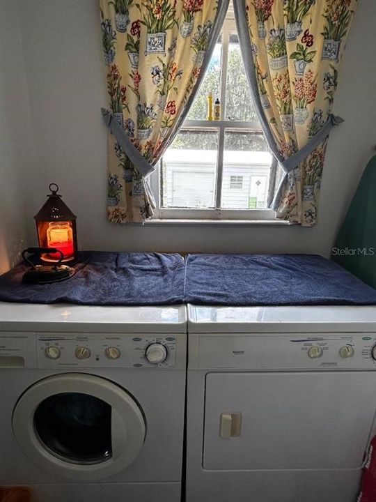 Laundry  Washer & dryer included with sale.