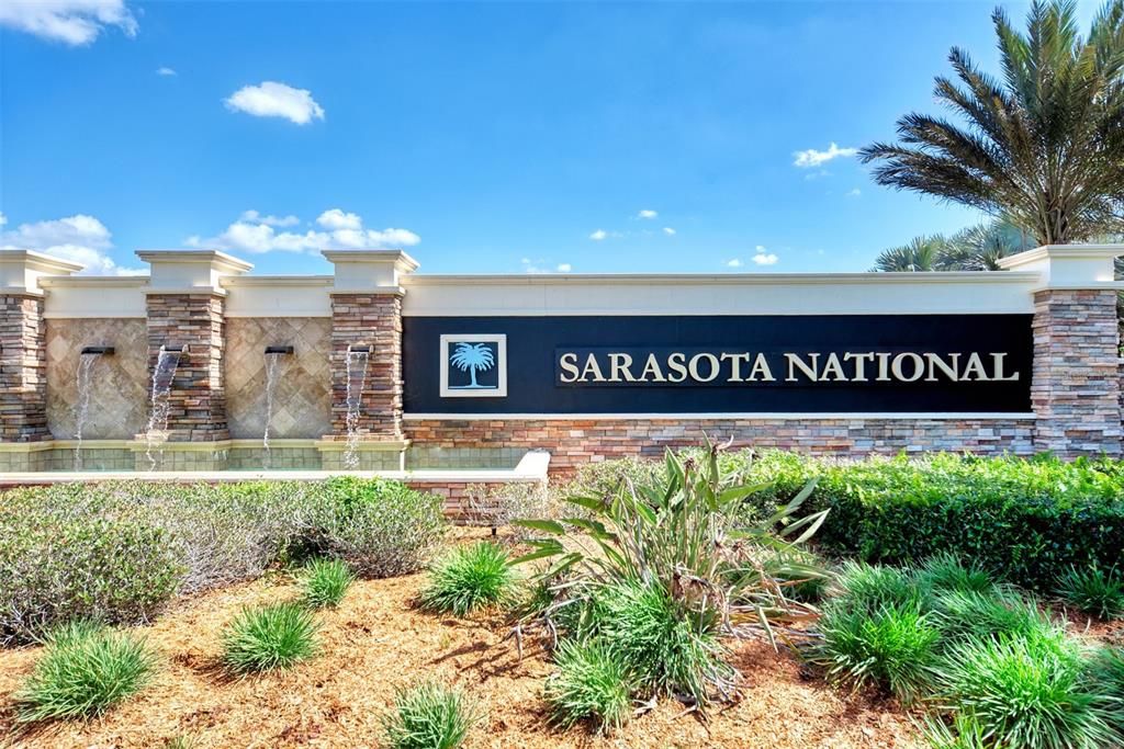 Sarasota National Entrance