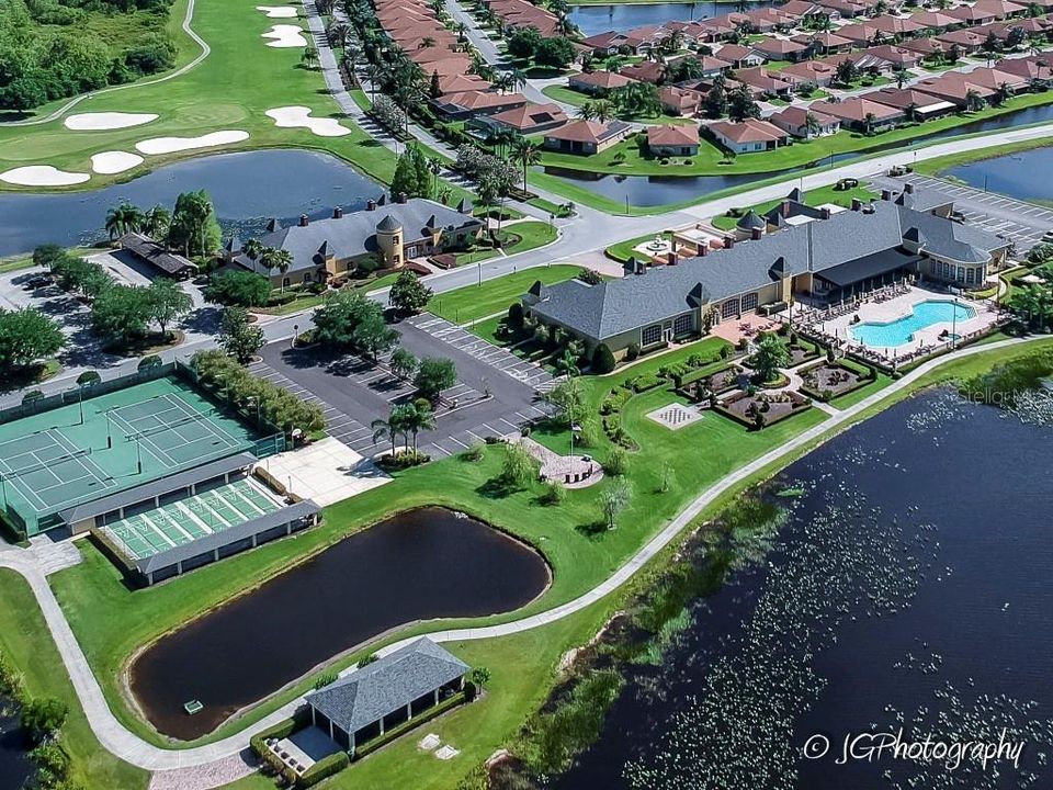 Clubhouse aerial view