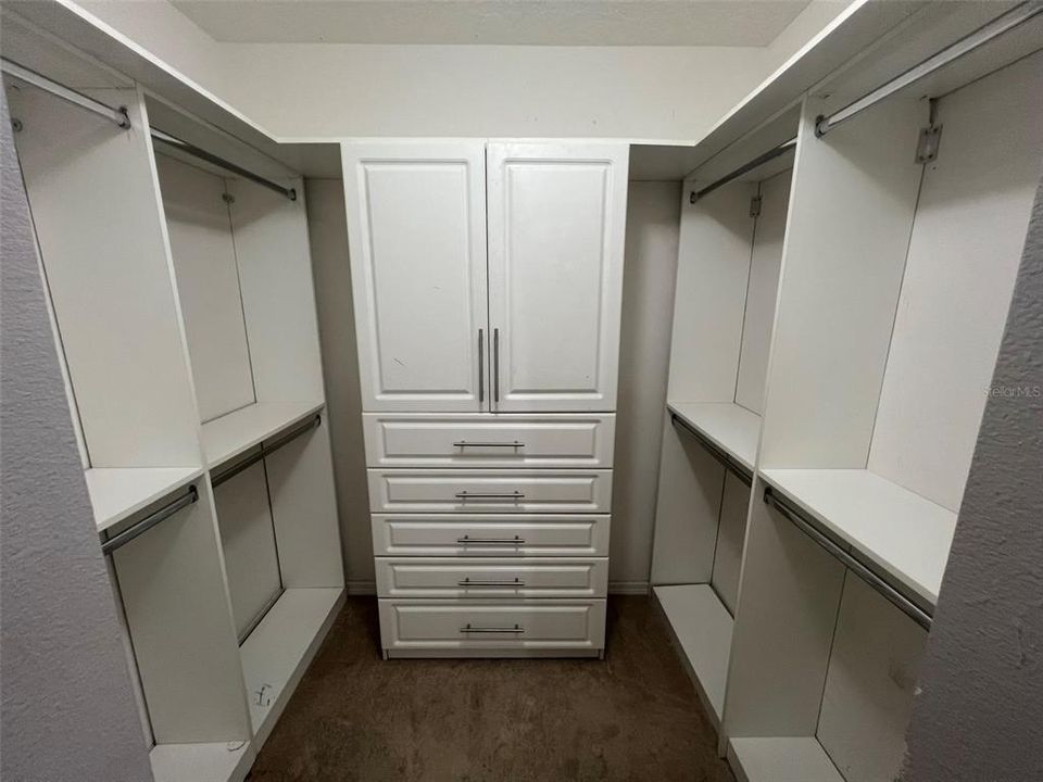 Double Master closet