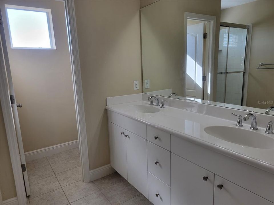 Primary Bathroom with entrance to private commode