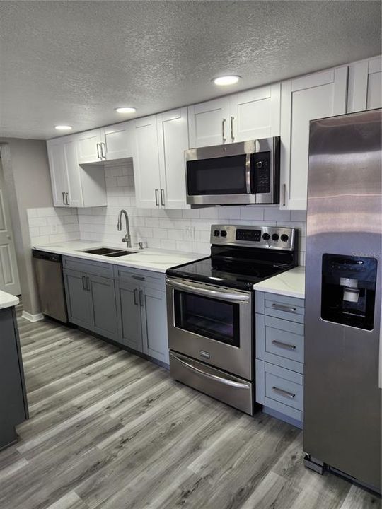 Dishwasher installed, double sink, all new GE Appliances for you to enjoy