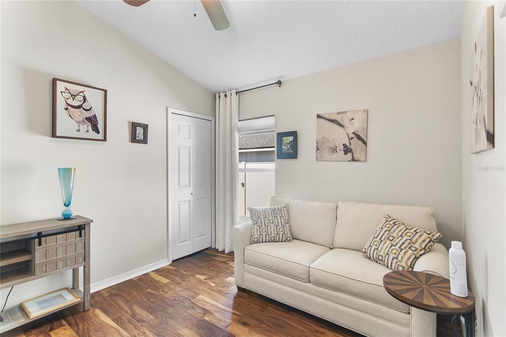 Second bedroom with walk-in closet