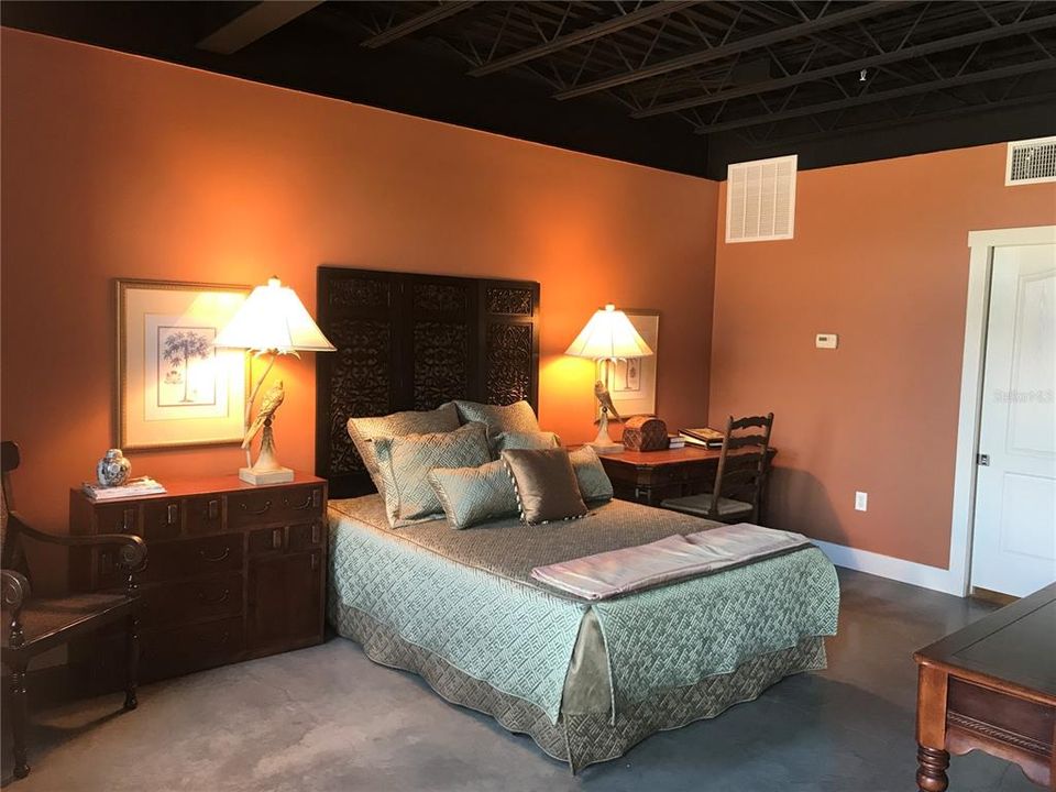 Bedroom with WALK IN CLOSET - LAUNDRY - MASTER VANITY behind closed door