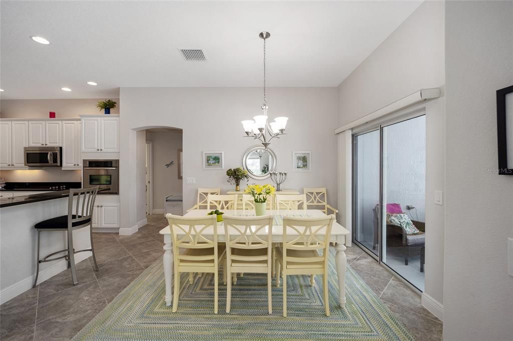 Dining Room with Pendant Light