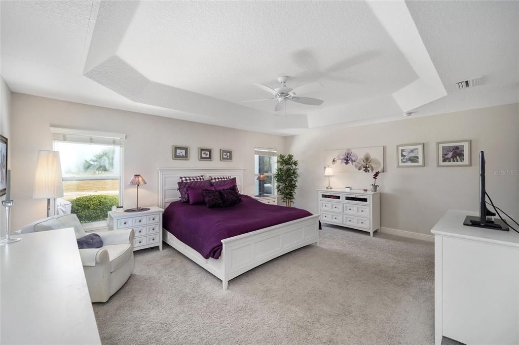 Primary Bedroom with View of Golf Course