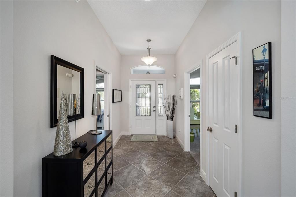 Foyer Entry with Coat Closet