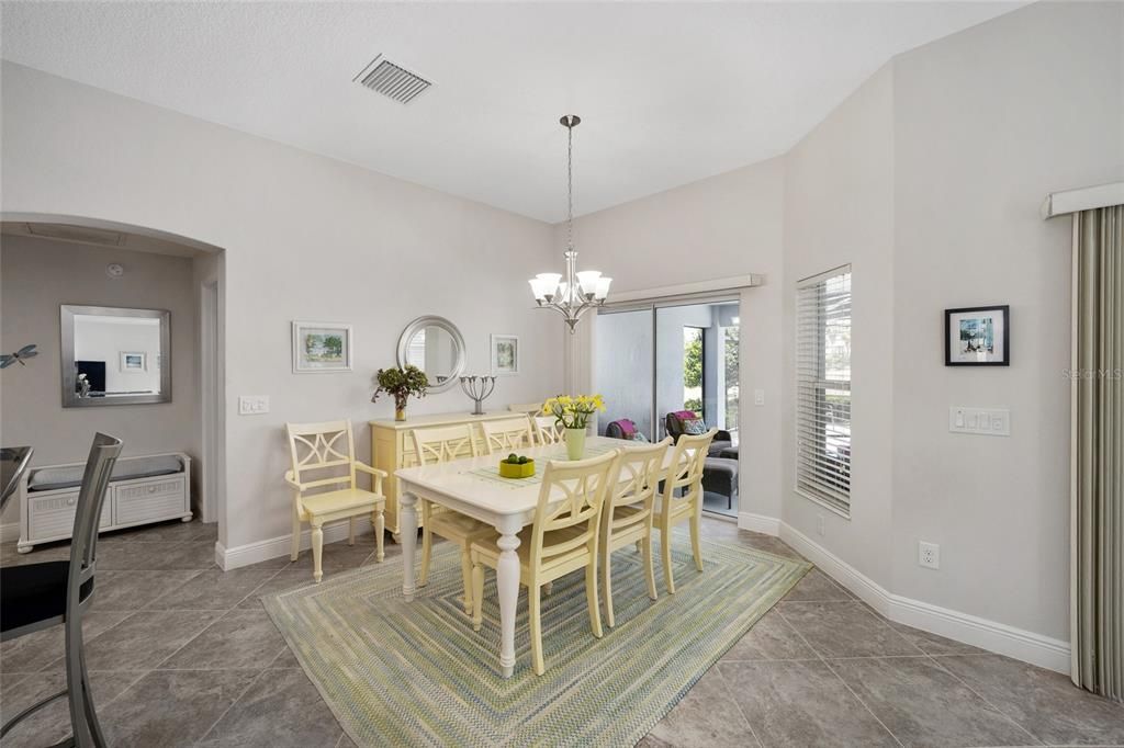 Archway to Laundry Room and Primary Suite