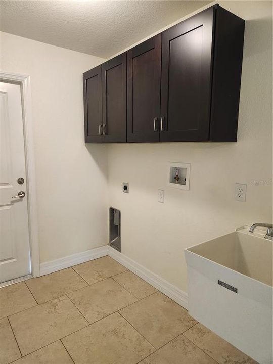 Inside Laundry with Utility Sink
