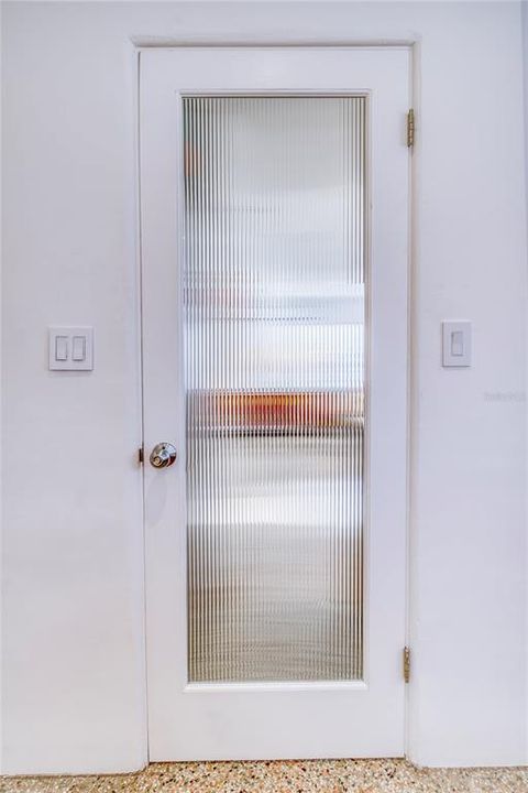 Privacy-preserving doors that allow light to filter through