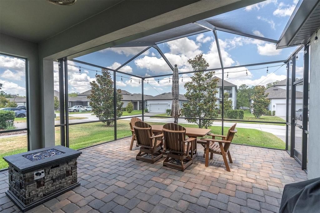 ENJOY THE EXTENED PATIO WITH SCREEN