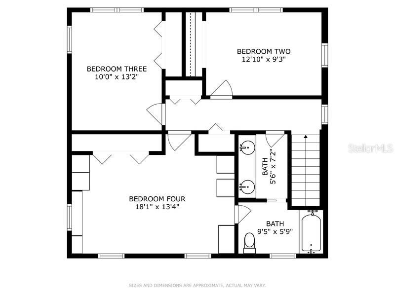 FLOOR PLAN LEVEL TWO