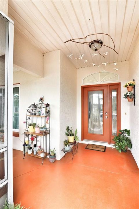 cute, covered front porch
