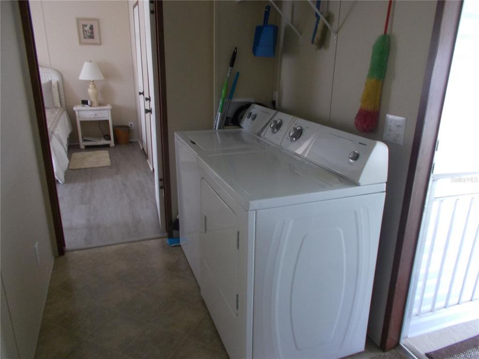 Laundry between Kitchen and Master Bedroom