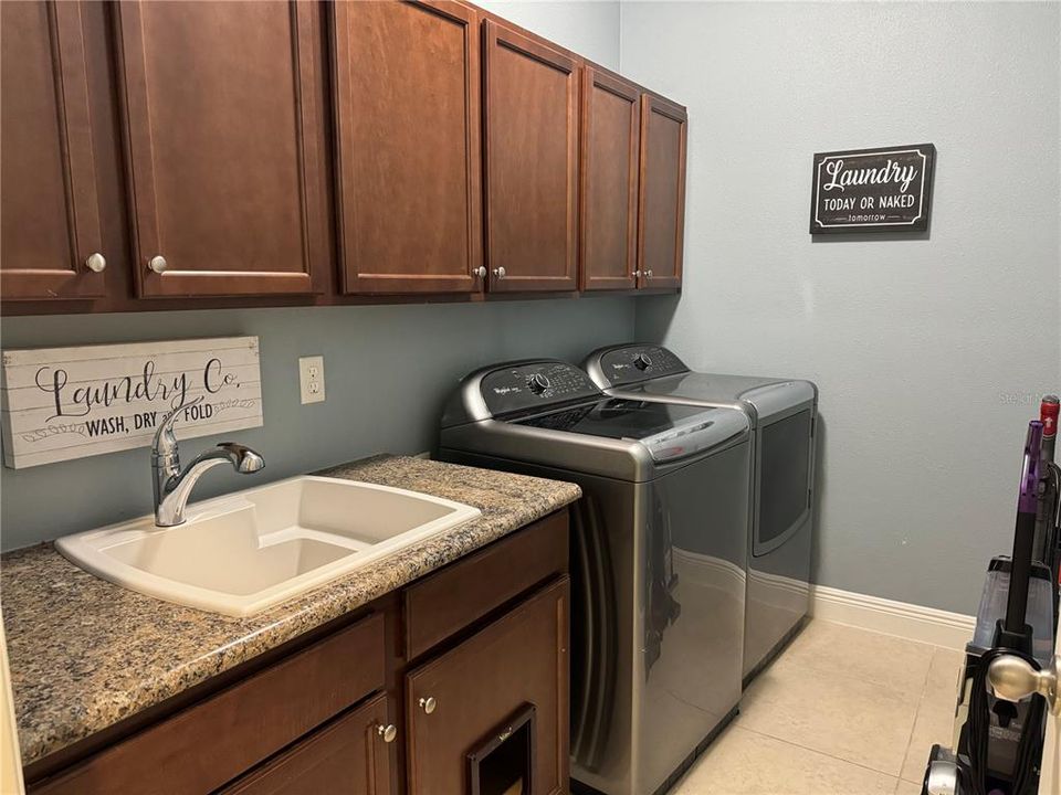 Separate laundry room, located on first floor