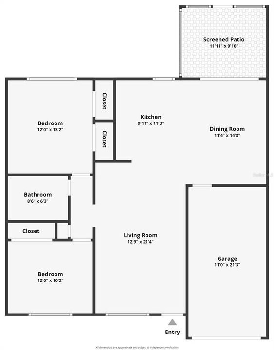 Active With Contract: $327,000 (2 beds, 1 baths, 1040 Square Feet)