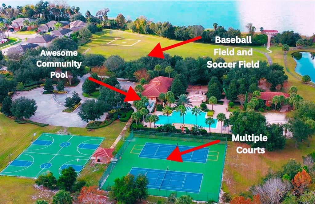 You get to be part of the much larger Westyn Bay community with access to another Resort Style Community Pool, clubhouse, tennis, volleyball, baseball, soccer, a fishing pier, and bike trails.734 Marotta Loop Ocoee Florida