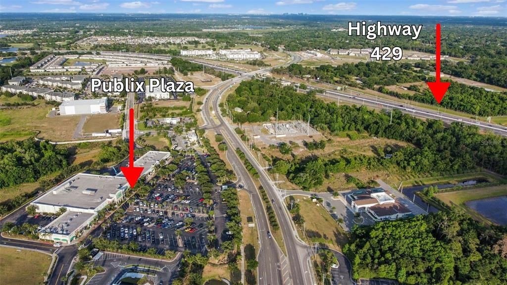 Nearby access to 429 highway with shopping and dining just right outside the community 734 Marotta Loop