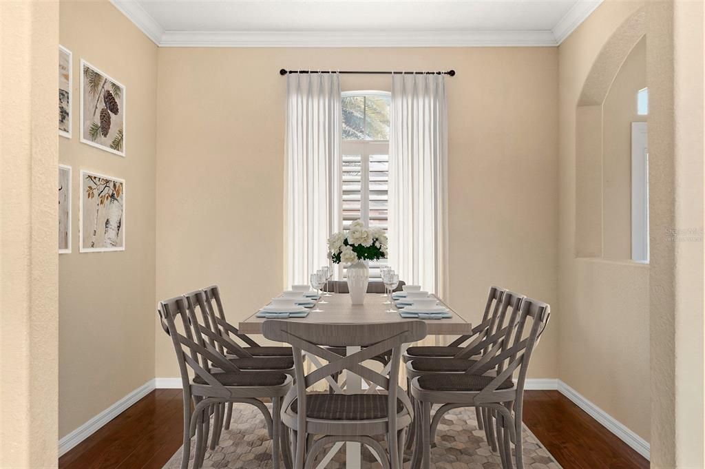 Dining Area - Virtually Staged