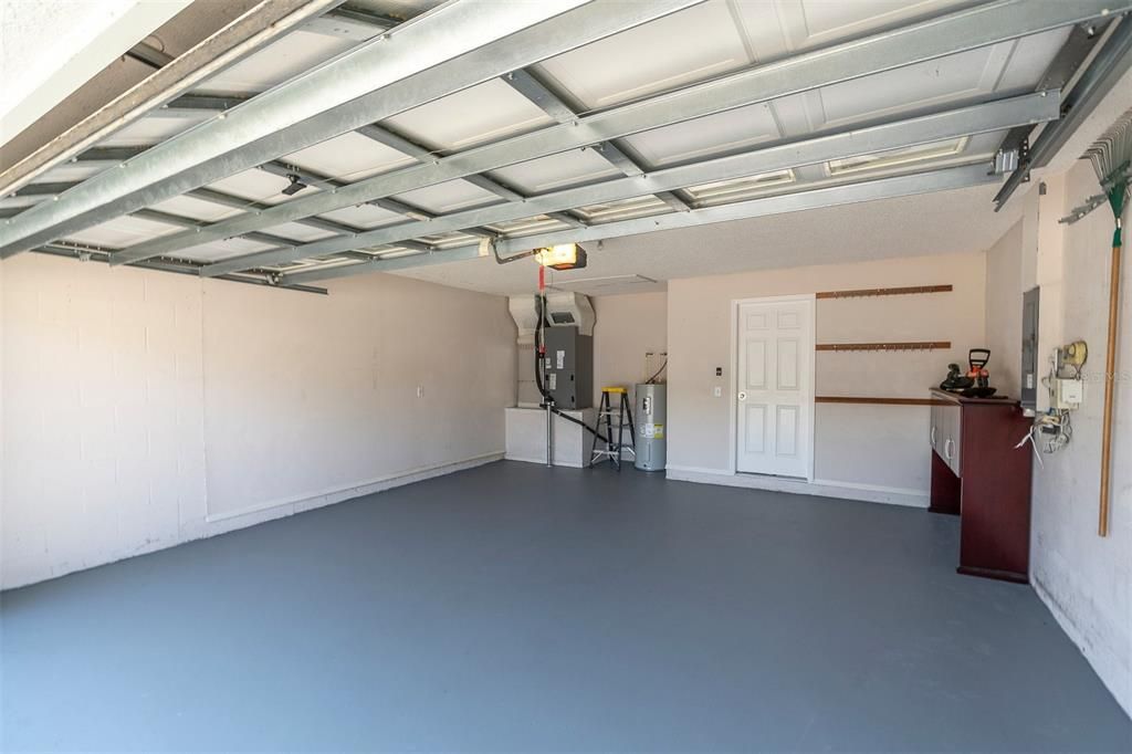 2-Car Garage - Just Painted Floor