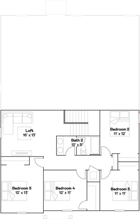 Active With Contract: $379,955 (5 beds, 2 baths, 2896 Square Feet)