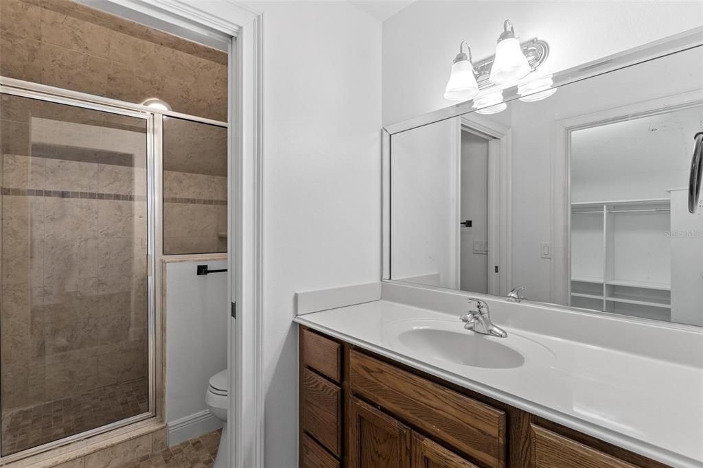 Guest Bath with Single Vanity