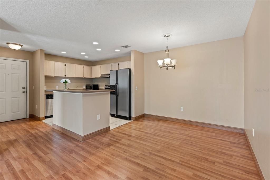 Open Dining Room area