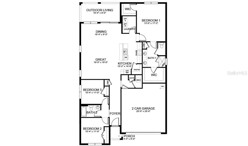 For Sale: $414,999 (3 beds, 2 baths, 1816 Square Feet)