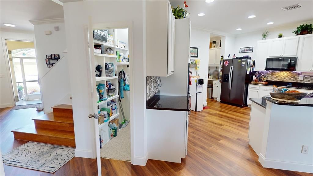 Kitchen and under-stair storage