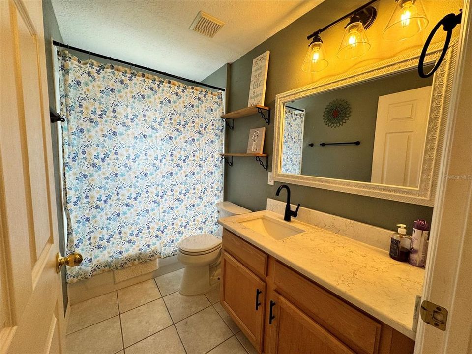 2ND BATHROOM WITH SHOWER TUB COMBO AND LINEN CLOSET