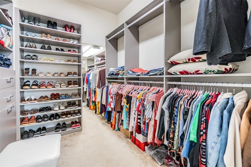 California Closet in Master BR