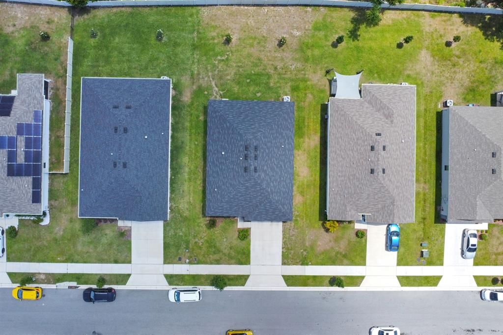 Direct overhead view of your home