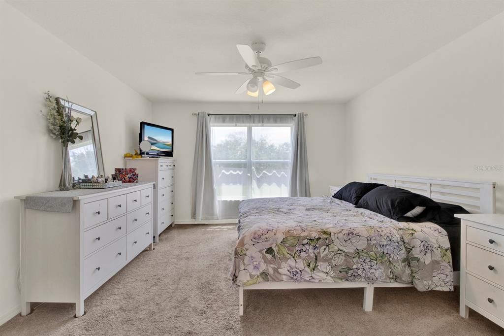 Large and comfortable master bedroom