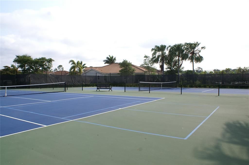 Dedicated tennis courts that can also facilitate more pickleball