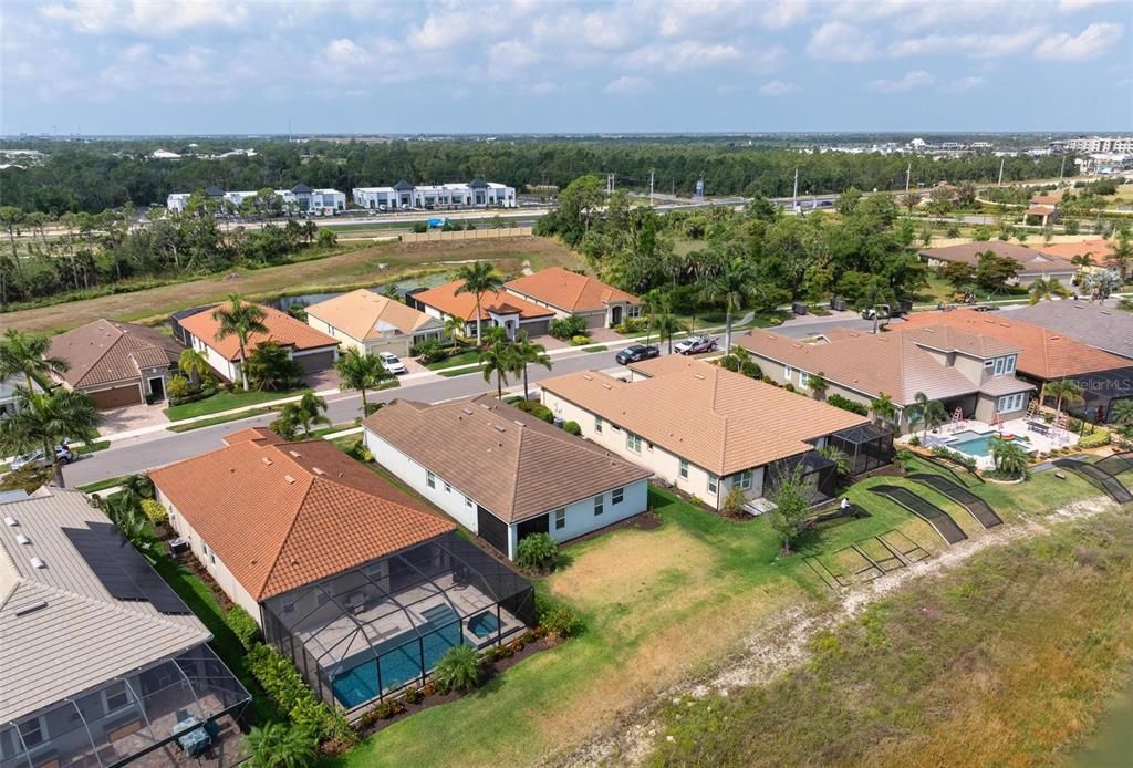 Plenty of area if you chose to extend the Lanai!