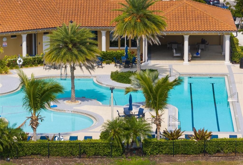 Lap Pool/Resort Pool with beach entry