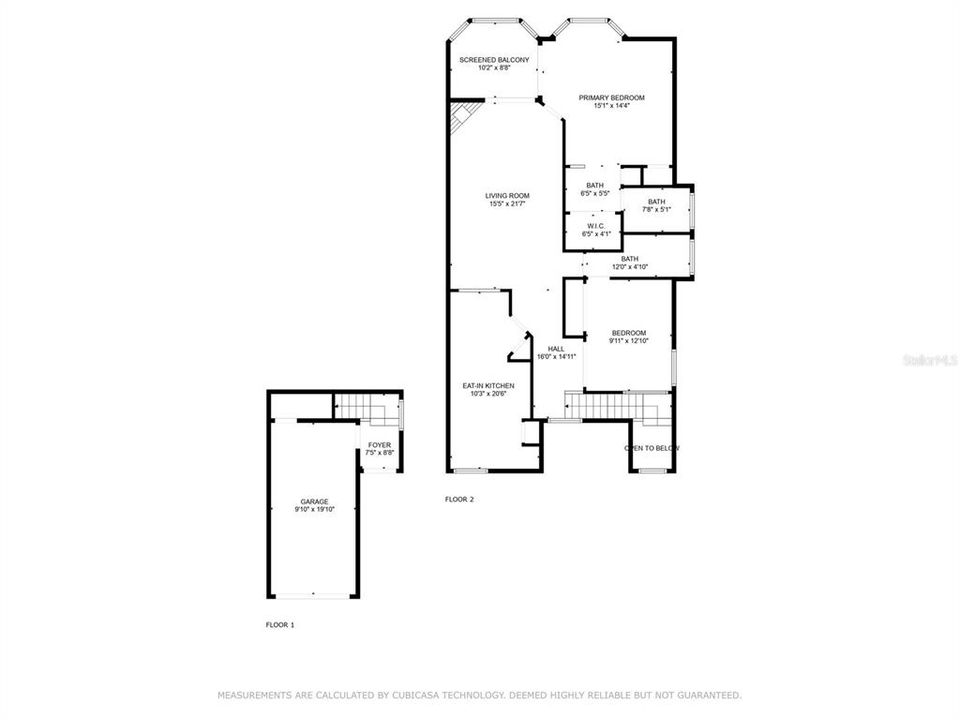 For Sale: $289,000 (2 beds, 2 baths, 1218 Square Feet)