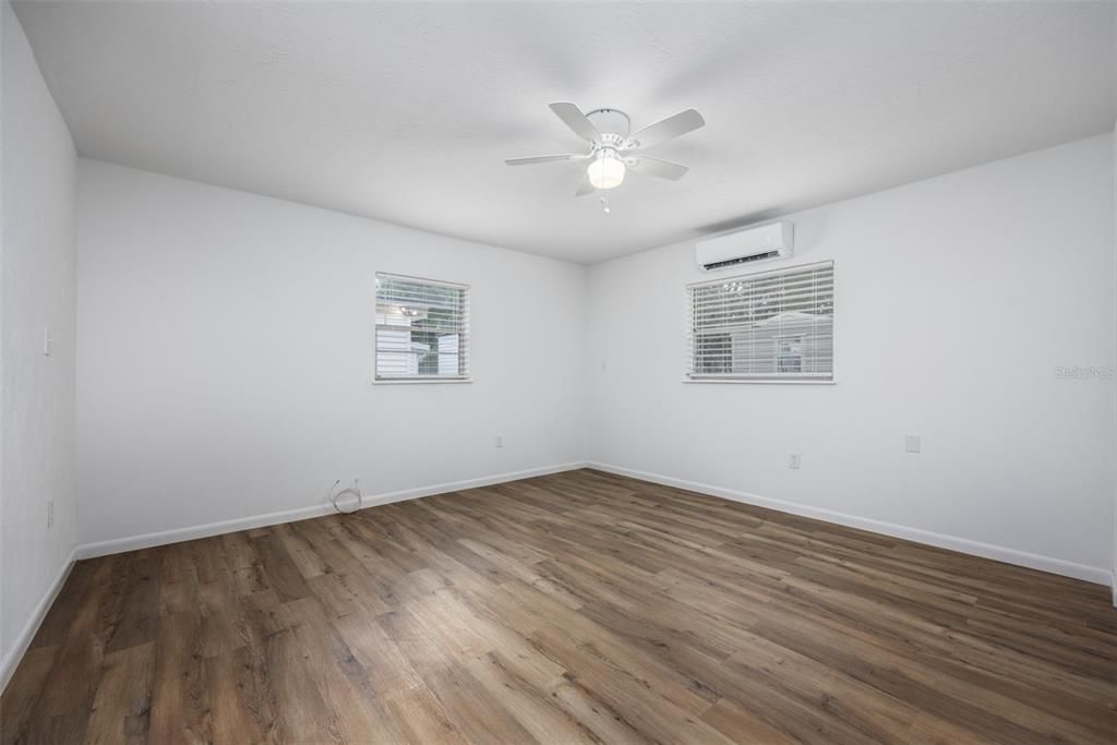 Master bedroom or office with separate AC