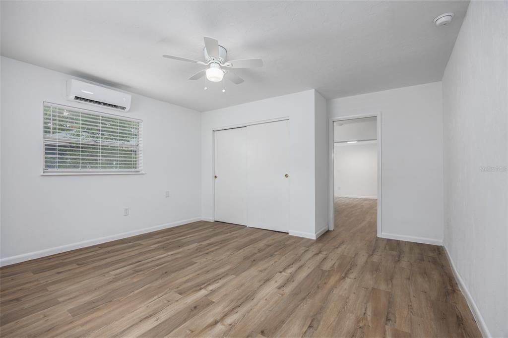 Master bedroom or office with separate AC
