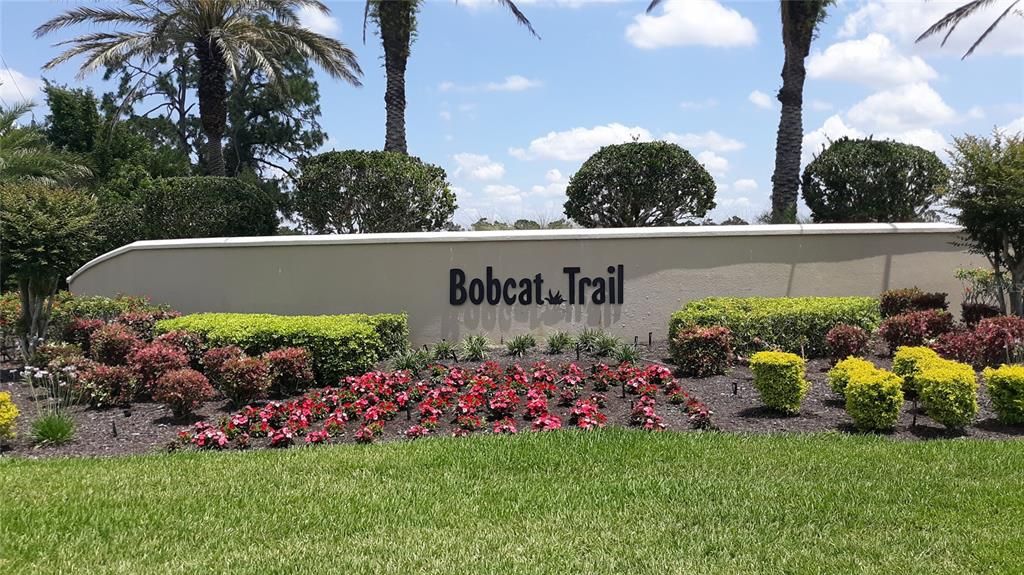 Beautiful Bobcat Trail, a gated, deed-restricted community.