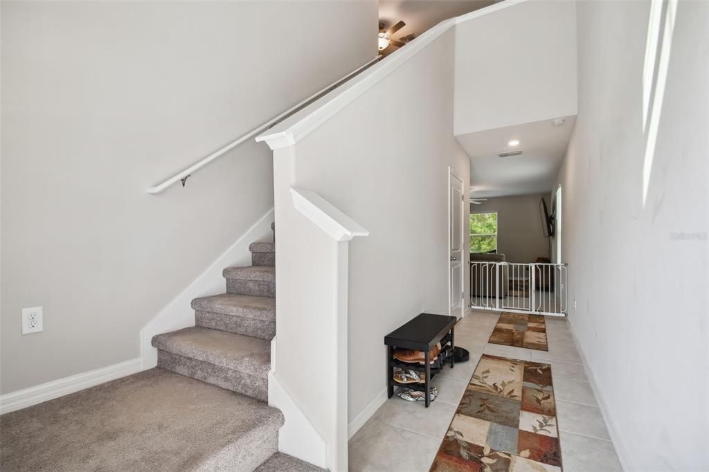 Foyer upon entering front door.