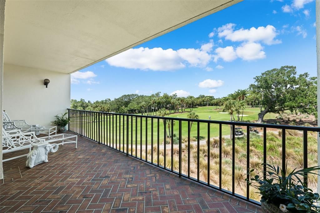 Private Bedroom Balcony Overlooking Golf Course