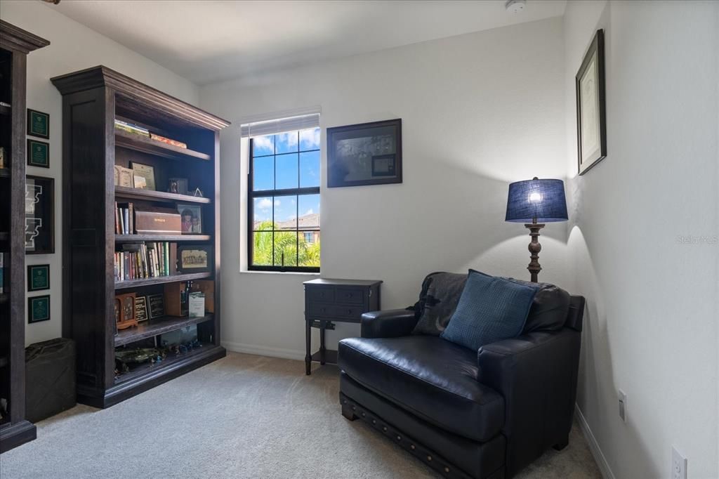 3rd Bedroom used as " Library"