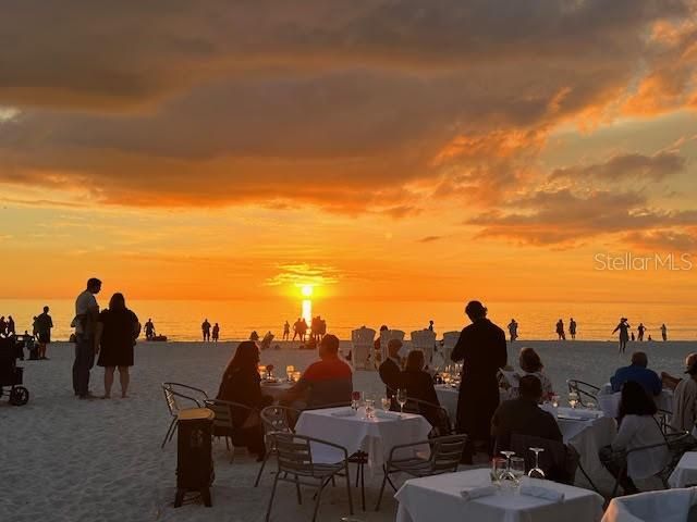 Walk Down to Dine on The Beach