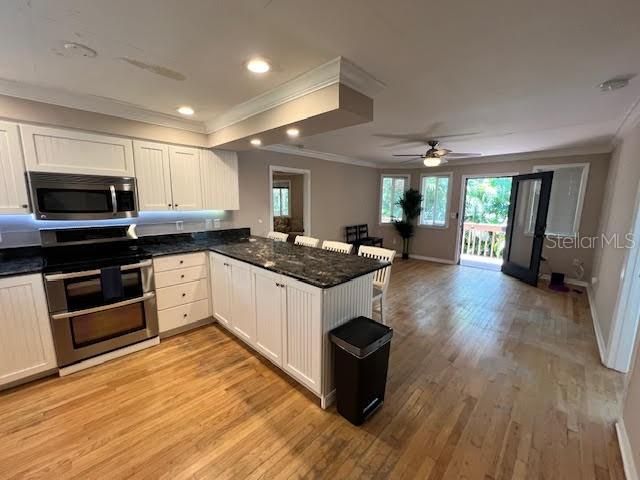 Second Floor Open Kitchen Living Room