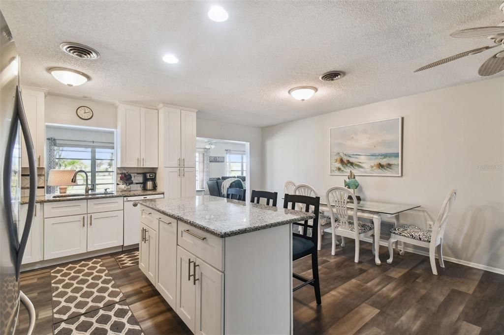 The gourmet kitchen is the centerpiece of this home with an impressive central island & soft close cabinets...